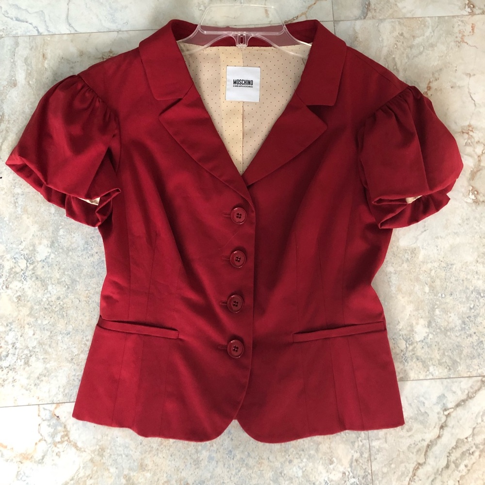 Authentic Moschino Short Sleeve Blazer